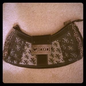 XOXO small handbag leopard and denim